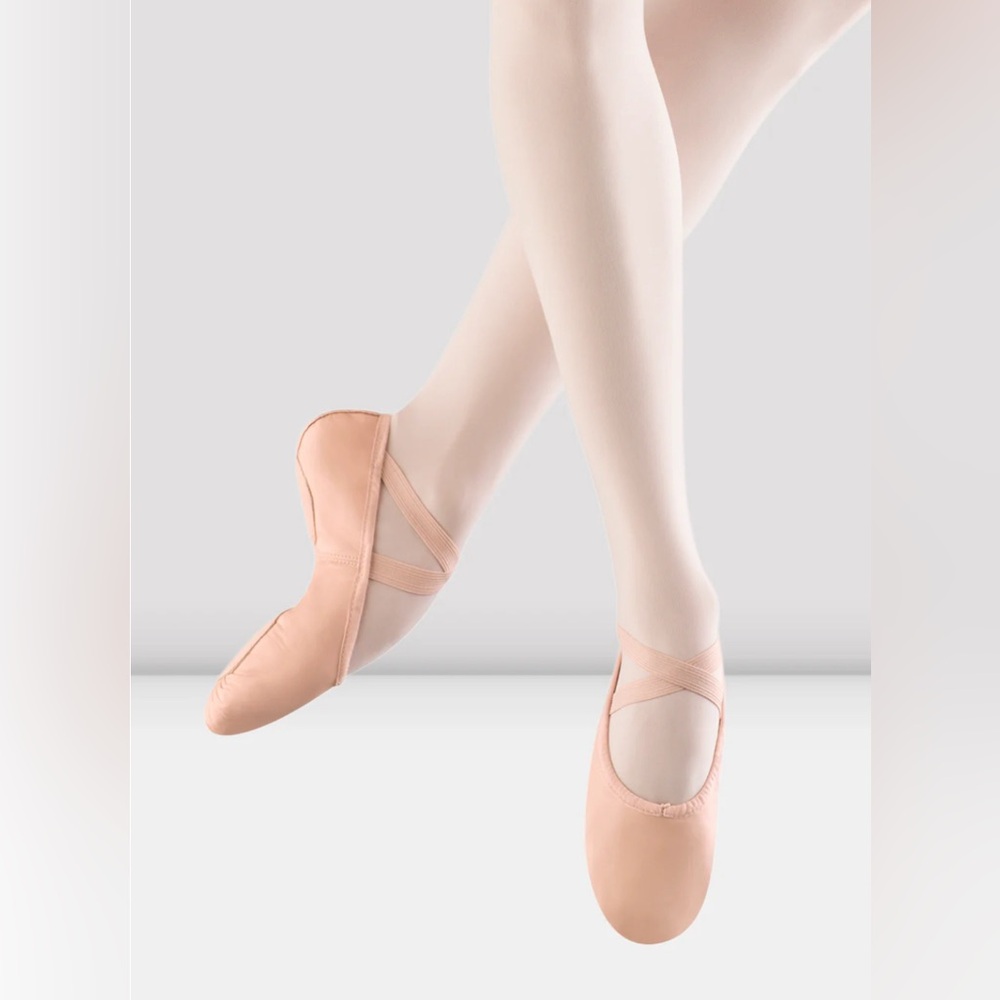 Bloch Ladies Prolite 2 Leather Split-sole Ballet Shoes, Pink, S0208L, size 3A